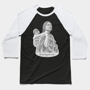 Sacagawea Portrait Baseball T-Shirt